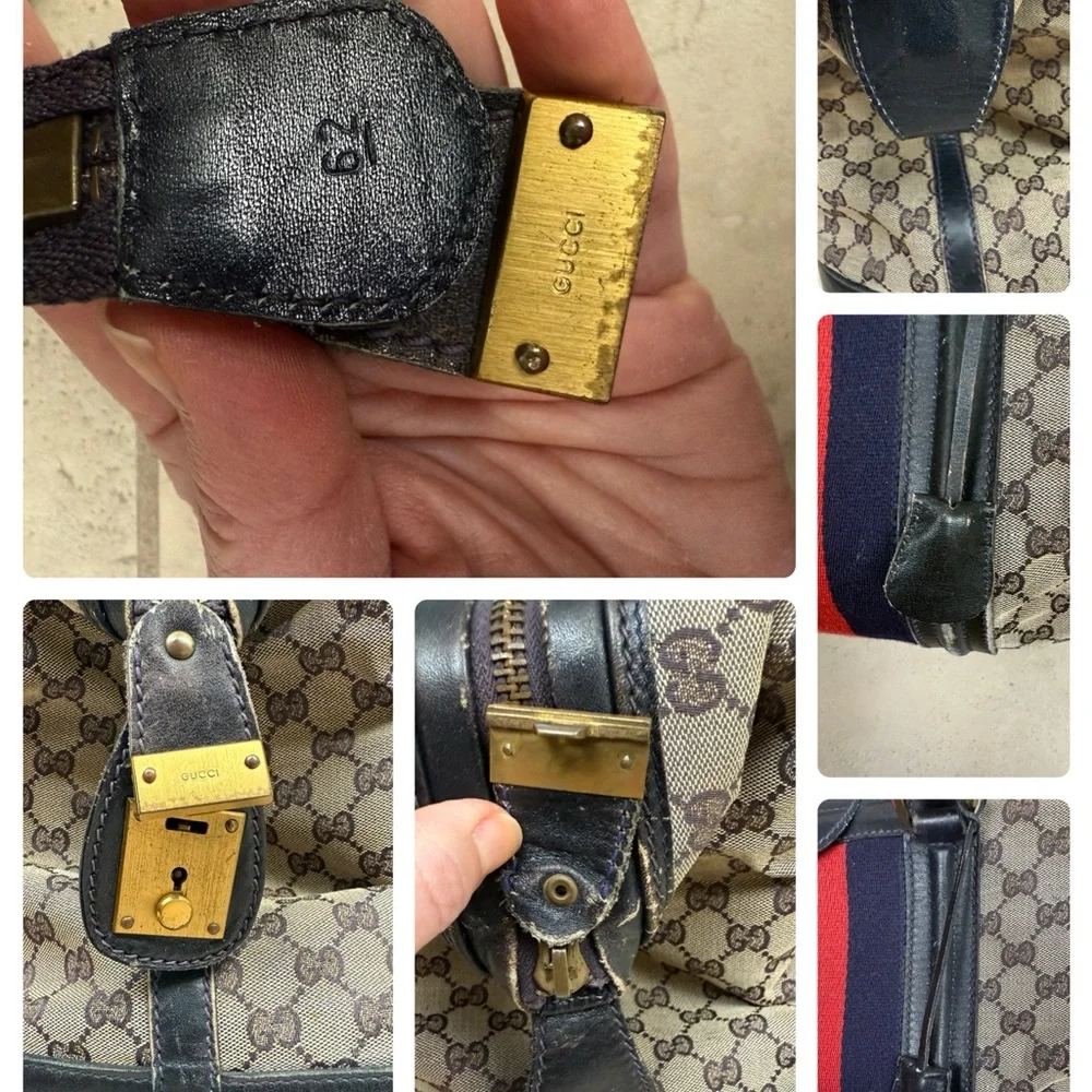 Gucci Vintage Web Train Case - Picture 4 of 6